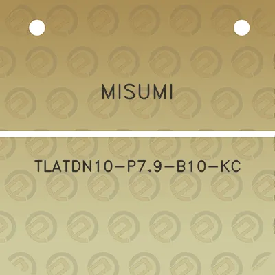 misumi-tlatdn10-p79-b10-kc