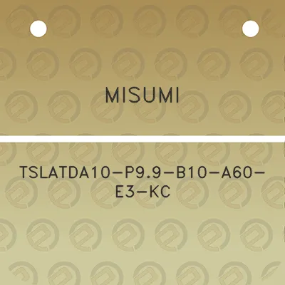 misumi-tslatda10-p99-b10-a60-e3-kc