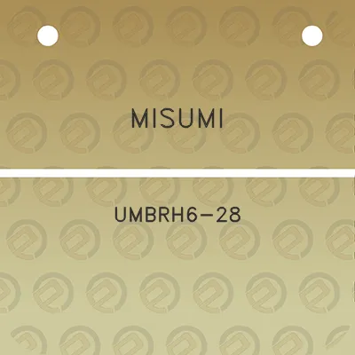 misumi-umbrh6-28