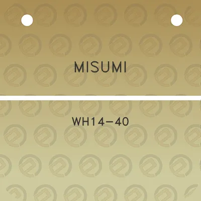 misumi-wh14-40