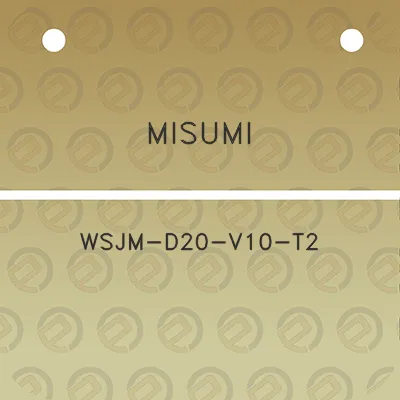 misumi-wsjm-d20-v10-t2