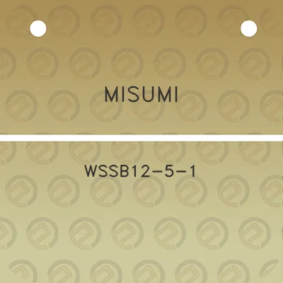 misumi-wssb12-5-1