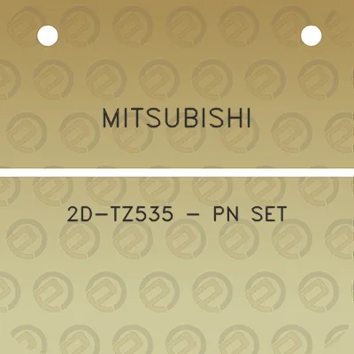 mitsubishi-2d-tz535-pn-set