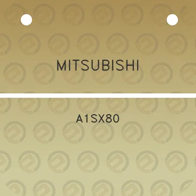 mitsubishi-a1sx80