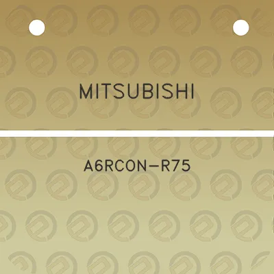 mitsubishi-a6rcon-r75