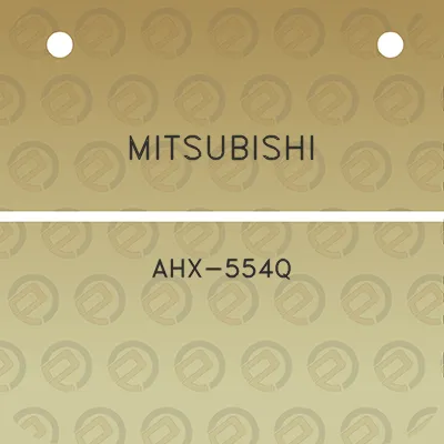 mitsubishi-ahx-554q