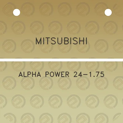 mitsubishi-alpha-power-24-175