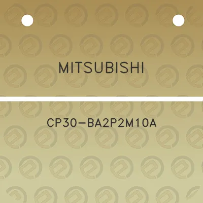 mitsubishi-cp30-ba2p2m10a