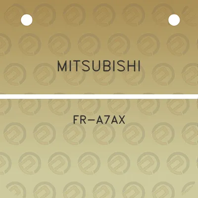 mitsubishi-fr-a7ax