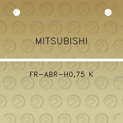 mitsubishi-fr-abr-h075-k