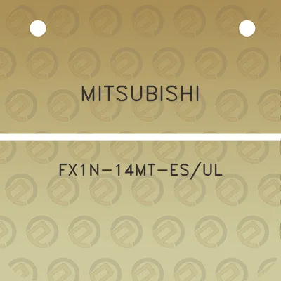 mitsubishi-fx1n-14mt-esul