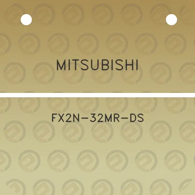 mitsubishi-fx2n-32mr-ds