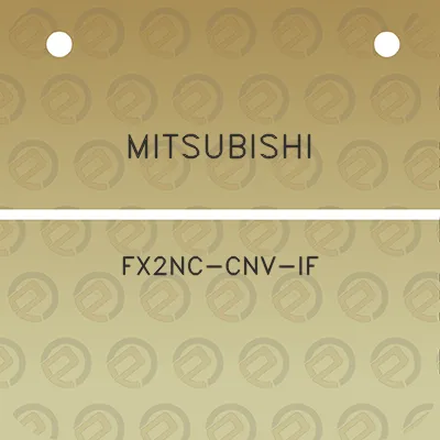 mitsubishi-fx2nc-cnv-if