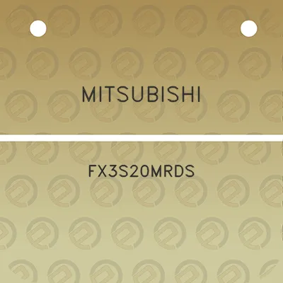 mitsubishi-fx3s20mrds