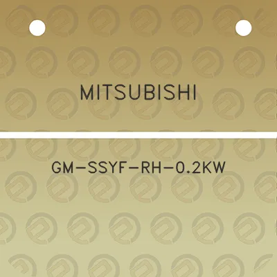 mitsubishi-gm-ssyf-rh-02kw