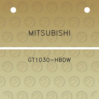 mitsubishi-gt1030-hbdw