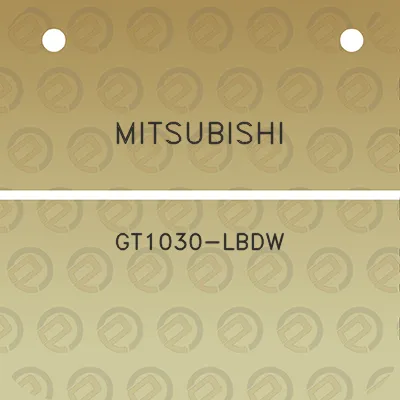 mitsubishi-gt1030-lbdw