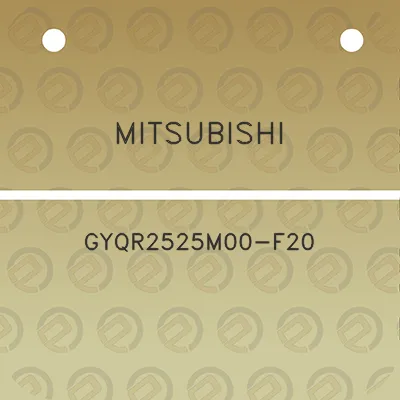 mitsubishi-gyqr2525m00-f20