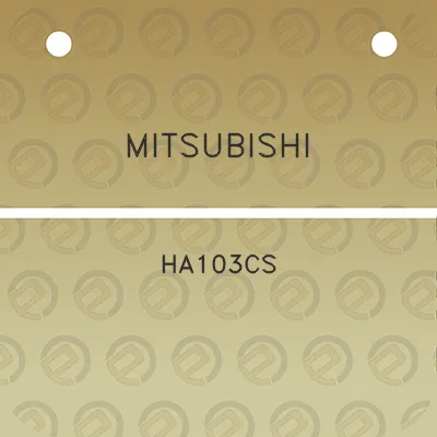 mitsubishi-ha103cs