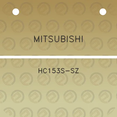 mitsubishi-hc153s-sz