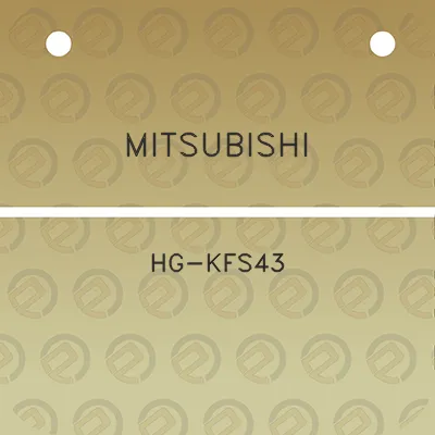 mitsubishi-hg-kfs43