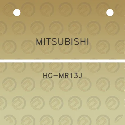 mitsubishi-hg-mr13j