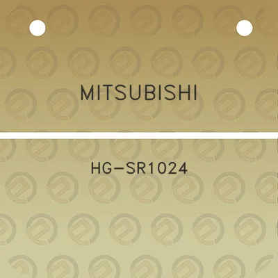 mitsubishi-hg-sr1024