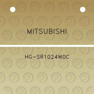 mitsubishi-hg-sr1024w0c