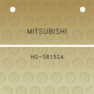 mitsubishi-hg-sr1524