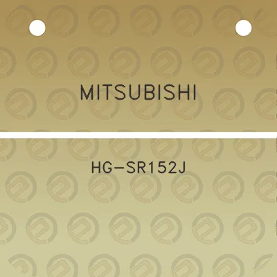 mitsubishi-hg-sr152j