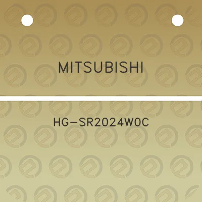 mitsubishi-hg-sr2024w0c