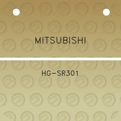 mitsubishi-hg-sr301