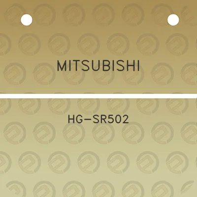 mitsubishi-hg-sr502