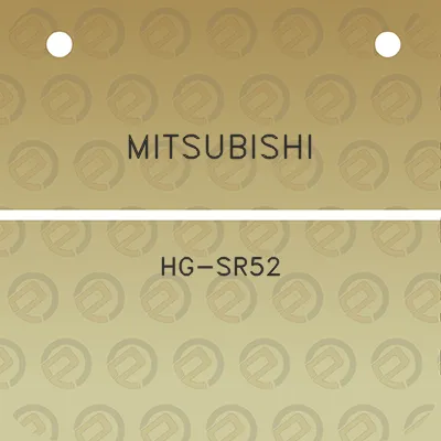 mitsubishi-hg-sr52