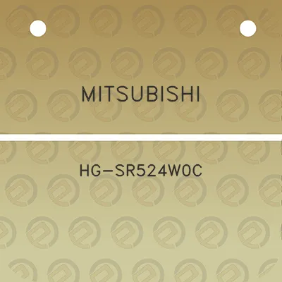 mitsubishi-hg-sr524w0c