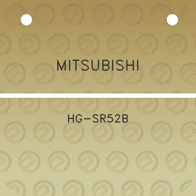 mitsubishi-hg-sr52b