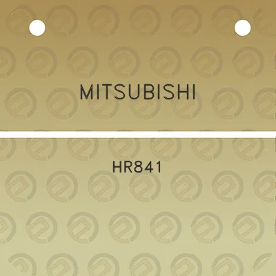 mitsubishi-hr841