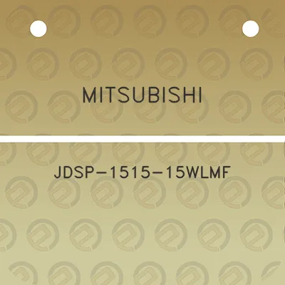 mitsubishi-jdsp-1515-15wlmf