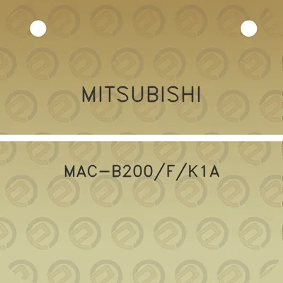 mitsubishi-mac-b200fk1a