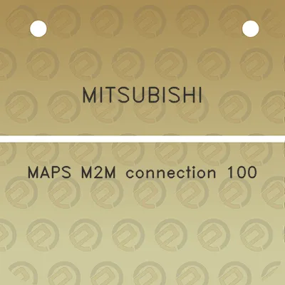 mitsubishi-maps-m2m-connection-100