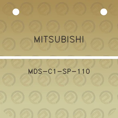 mitsubishi-mds-c1-sp-110