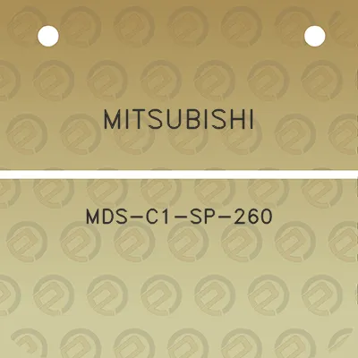 mitsubishi-mds-c1-sp-260