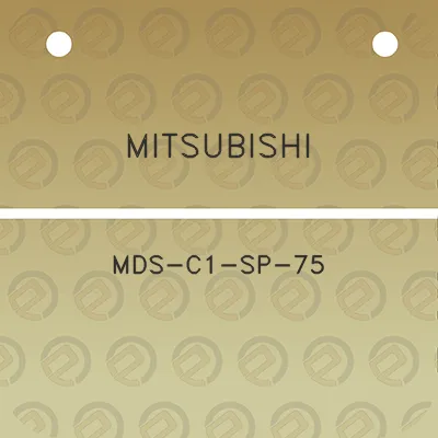 mitsubishi-mds-c1-sp-75