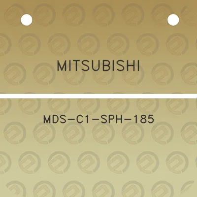 mitsubishi-mds-c1-sph-185