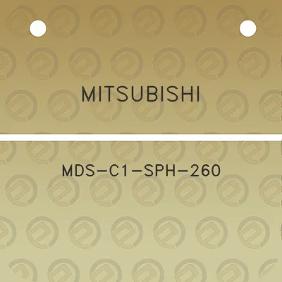 mitsubishi-mds-c1-sph-260