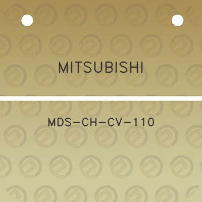 mitsubishi-mds-ch-cv-110