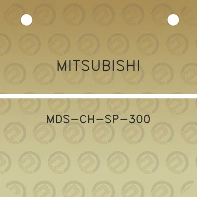 mitsubishi-mds-ch-sp-300