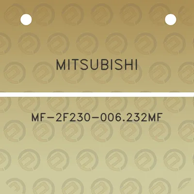 mitsubishi-mf-2f230-006232mf