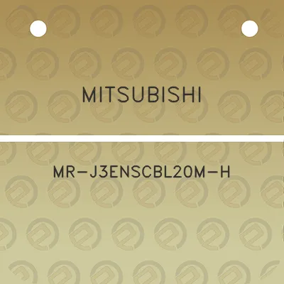 mitsubishi-mr-j3enscbl20m-h