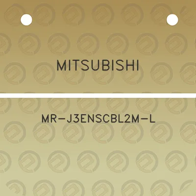 mitsubishi-mr-j3enscbl2m-l